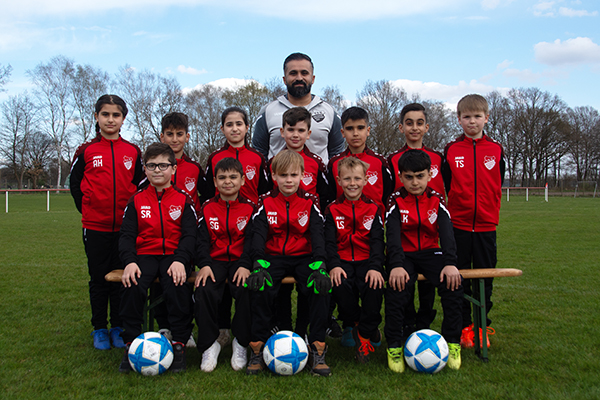Mannschaftsfoto der F-Jugend des TSV Eintracht Hagenburg